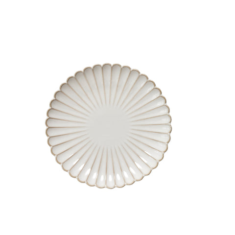 Camille Lunchteller Ø20,5 cm. gebrochenes weiss