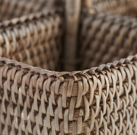 Norah Küchengerätebehälter 19,5x19,5 cm. natur