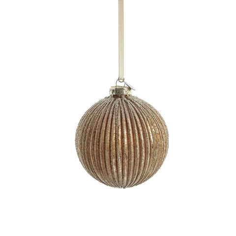 Norille Weihnachtskugel H10 cm. braun