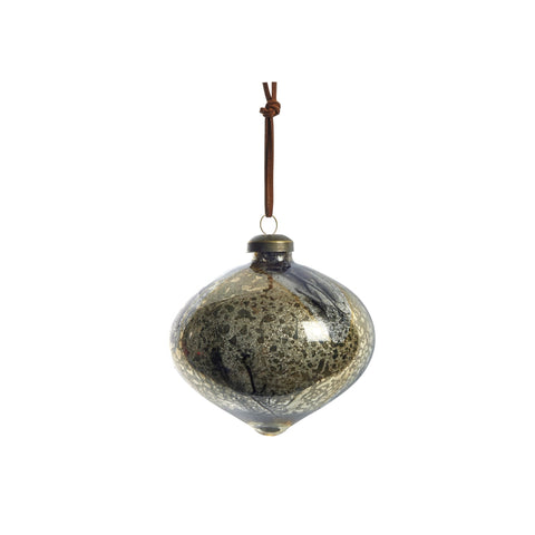 Nosille Weihnachtskugel H8 cm. Silber