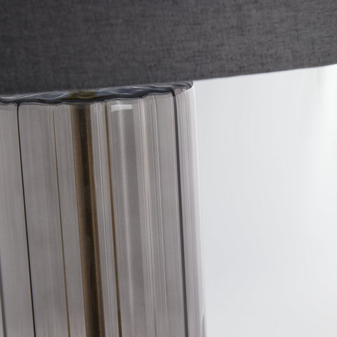 Sarille Tischlampe H63,5 cm. dunkelgrau