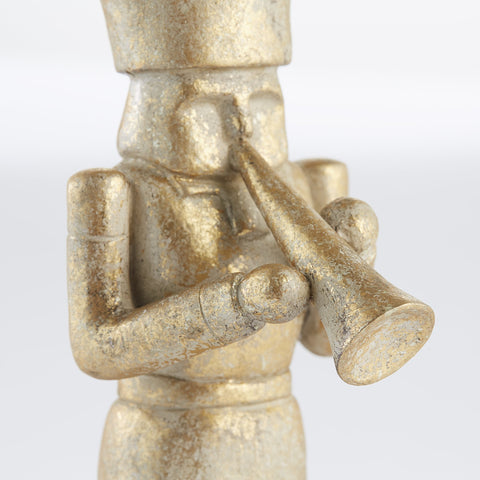 Serafina Nussknacker H23 cm. hell gold