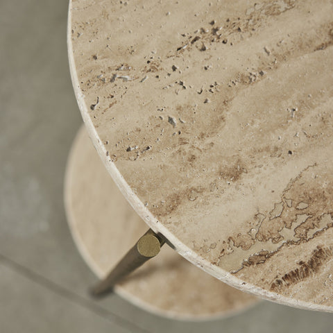 Traville Säulentisch 2 Stk. 80x27,5 cm. weiss