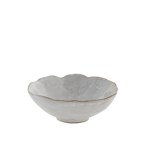 Milla Schale weiss H6 cm