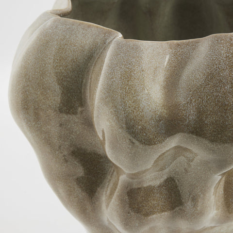 Viola Vase 30x33 cm. leinen