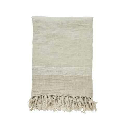 Ana Plaid/Decke leinen 170x130