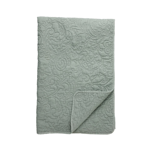 Isabelle Plaid/Decke grün 170x130 cm