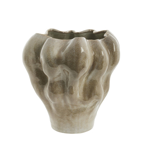 Viola Vase 30x33 cm. leinen