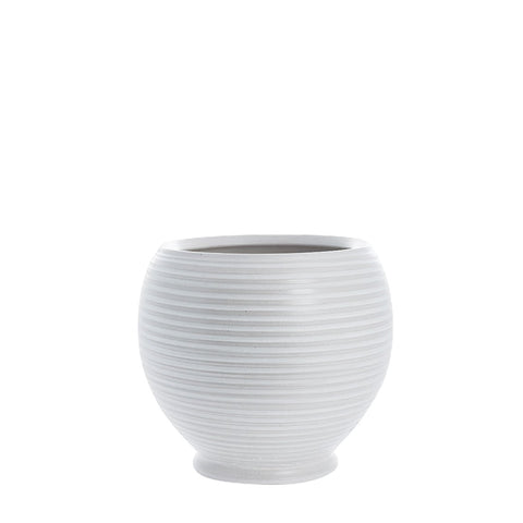 Catharinia Topf 25 cm. gebrochenes weiss