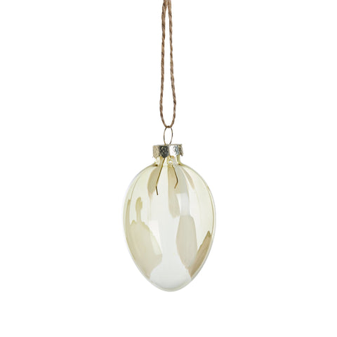 Feven ornament Glas gelb