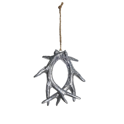 Serafina Geweih ornament H10,7 cm. antik silber