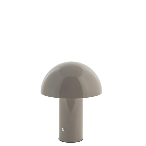 Nessina tragbare LED-Lampe 19 cm. Braun
