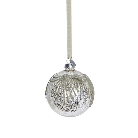 Perline Dekoration H8 cm. antik silber