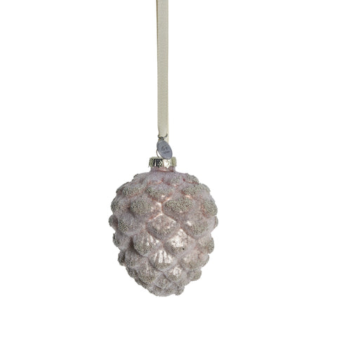 Norille ornament H9,5 cm. pudderrosa