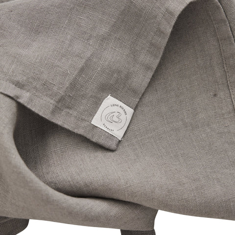 Estrine Schürze one-size grau 100% Leinen