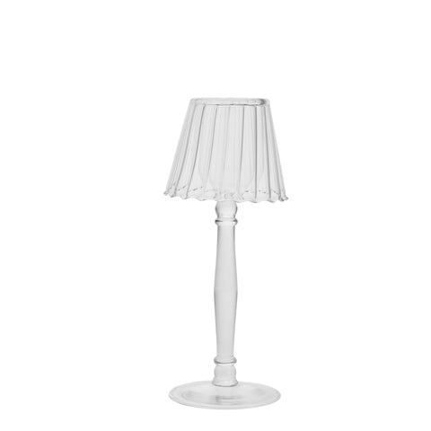 Asteria Teelicht H23 cm. transparent