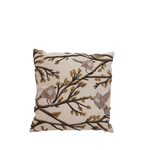 Elinia Kissenbezug 50x50 cm. leinen 100% Baumwolle