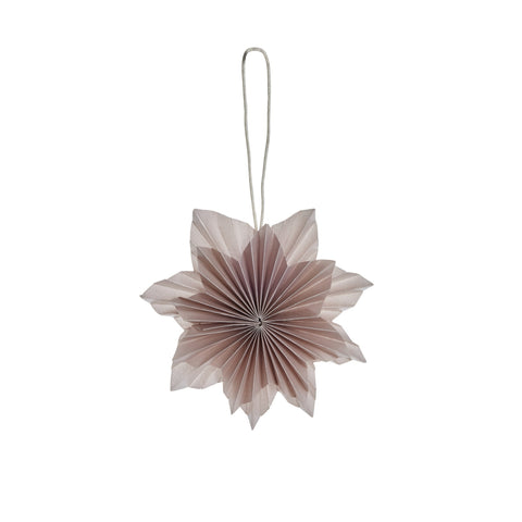 Palisia ornament H cm. pudderrosa