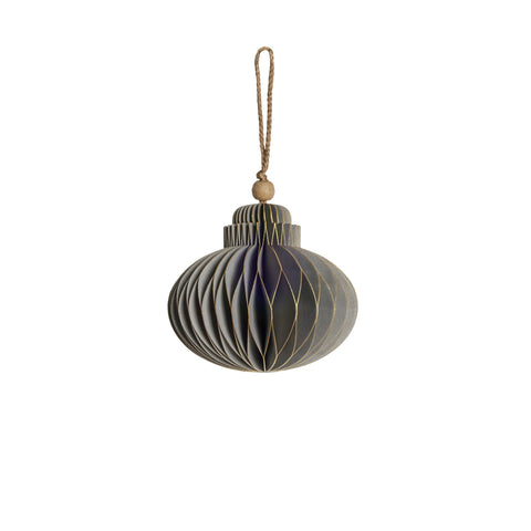 Paline ornament H7 cm. hellgrau