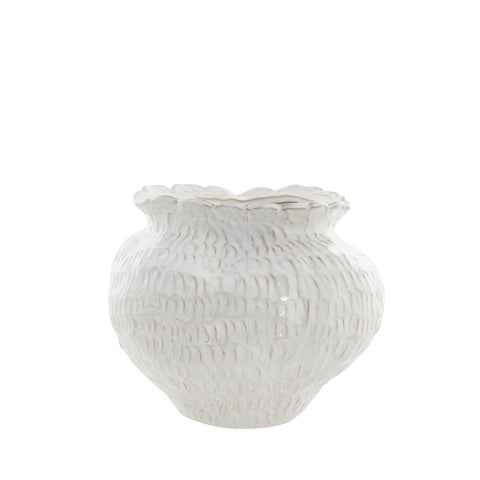 Marlia Vase weiss H24,5 cm