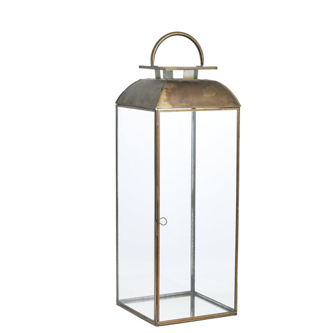 Sigrid Laterne H62 cm. antik gold