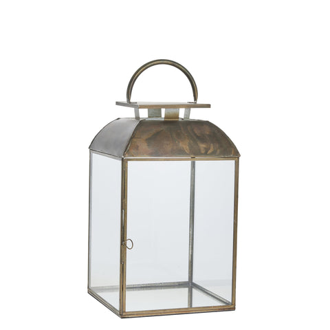 Sigrid Laterne H42 cm. antik gold