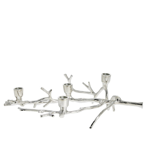 Marline Adventskerzenhalter H12 cm. Silber