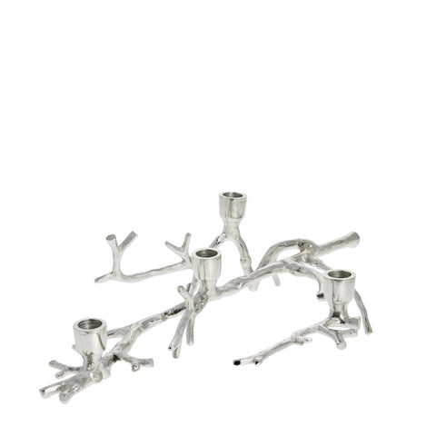 Marline Adventskerzenhalter H12 cm. Silber