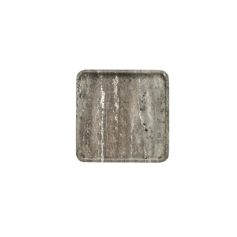 Elina Tablett 25x25 cm. braun travertin
