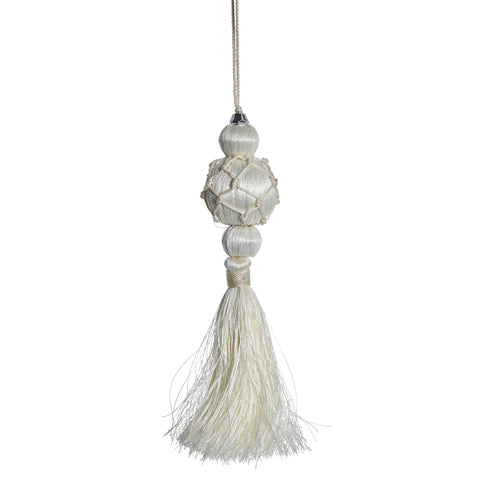 Astrid ornament H16 cm. gebrochenes weiss