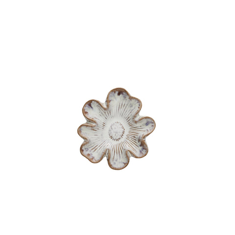 Florilla Wanddekoration Ø11 cm. weiss Keramik
