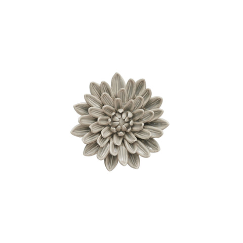 Floria Wanddekoration Ø13 cm. grau Porzellan