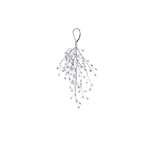 Crysilia Dekoration H3 cm. Silber