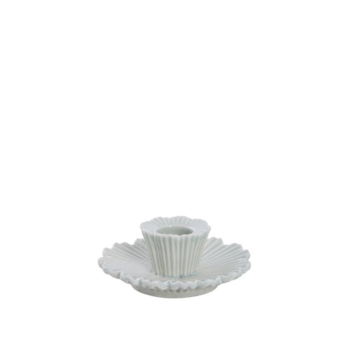 Dehmira kerzenleuchter Keramik puddergrün