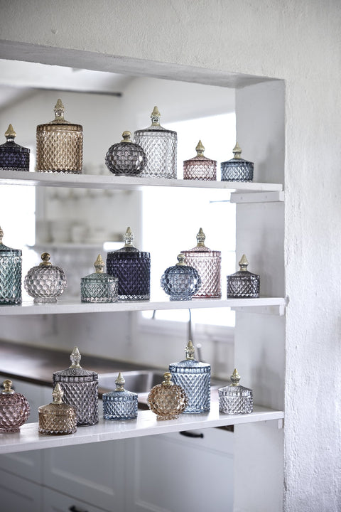 Miya Dose H17,5 cm. dunkelgrau