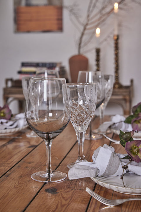 Olivia Serviette 40x40 cm. weiss