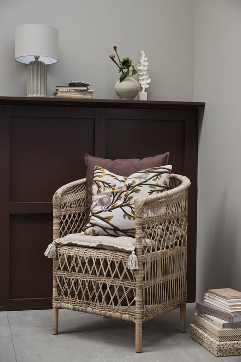 Sille Dekoration H33 cm. gebrochenes weiss