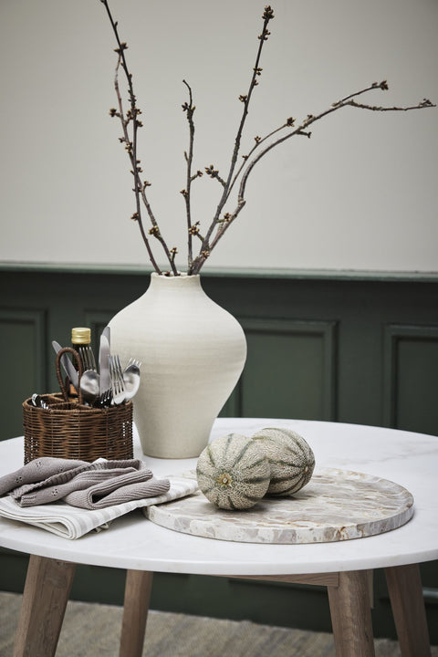 Hesille Vase 32 cm. leinen