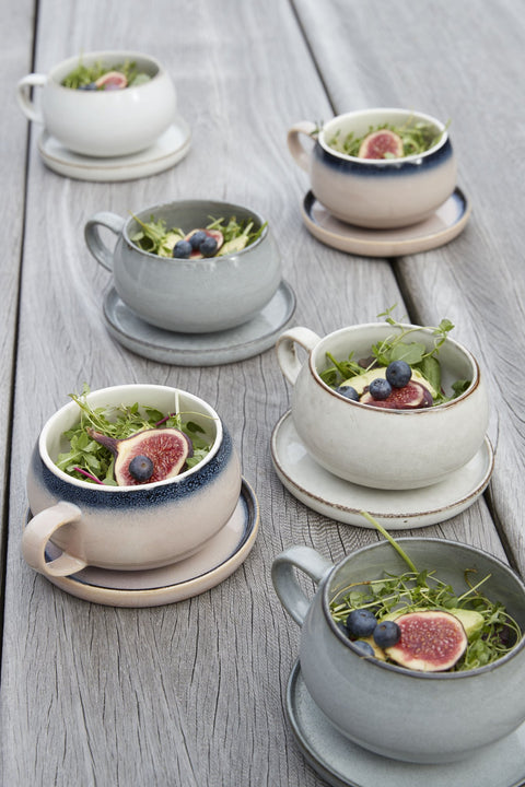 Estrid Tischset 48,5x33,5 cm. grau 100% Baumwolle