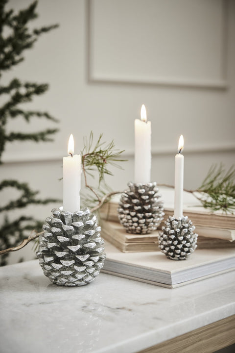 Serafina kerzenleuchter H6 cm. antik silber