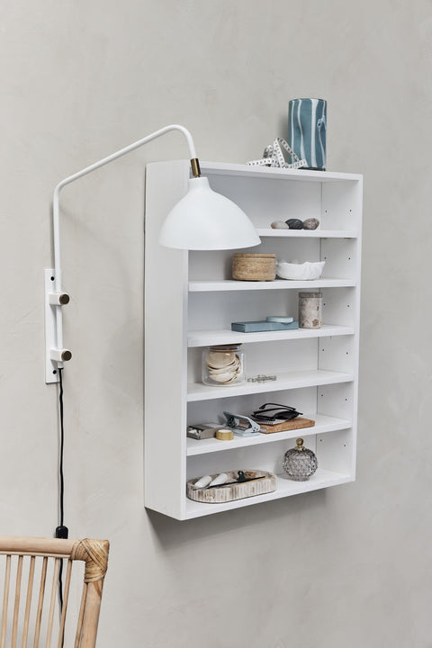 Sofinna Wandlampe 48x21 cm. weiss