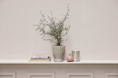 Shenella Topf 18 cm. leinen