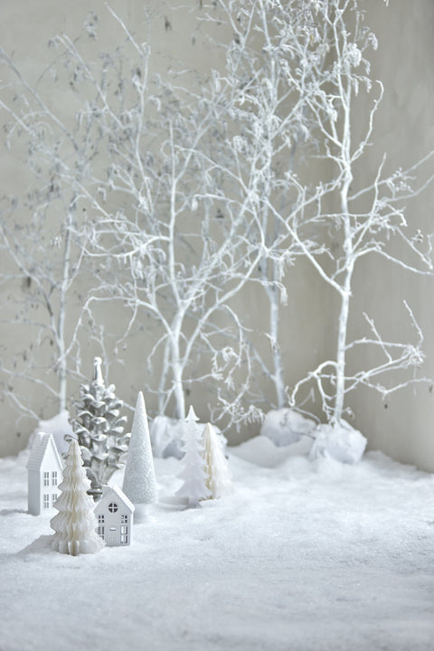 Seholia Lighthaus H17 cm. weiss