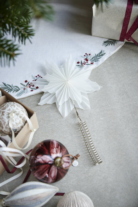 Nosille Weihnachtskugel H8 cm. rot