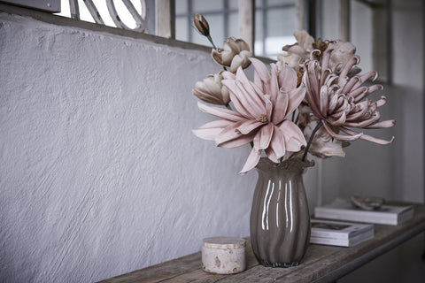 Scarlett Vase leinen D19 H28