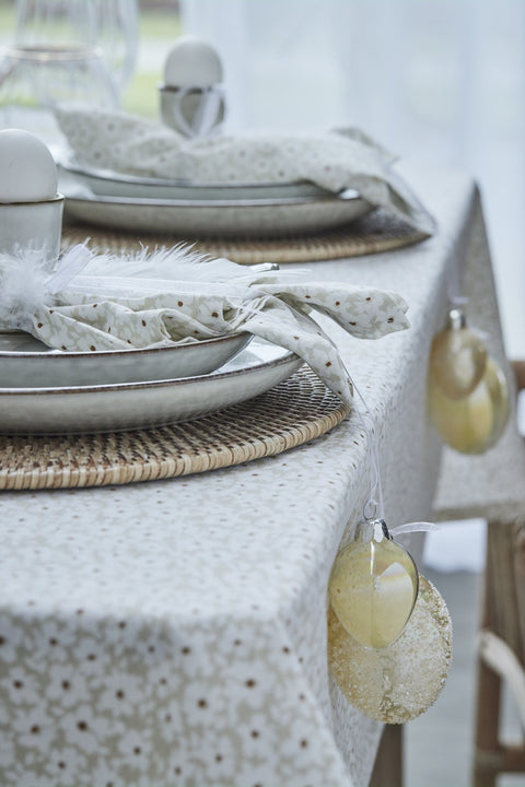 Camille Tablett 15,5 cm. gebrochenes weiss