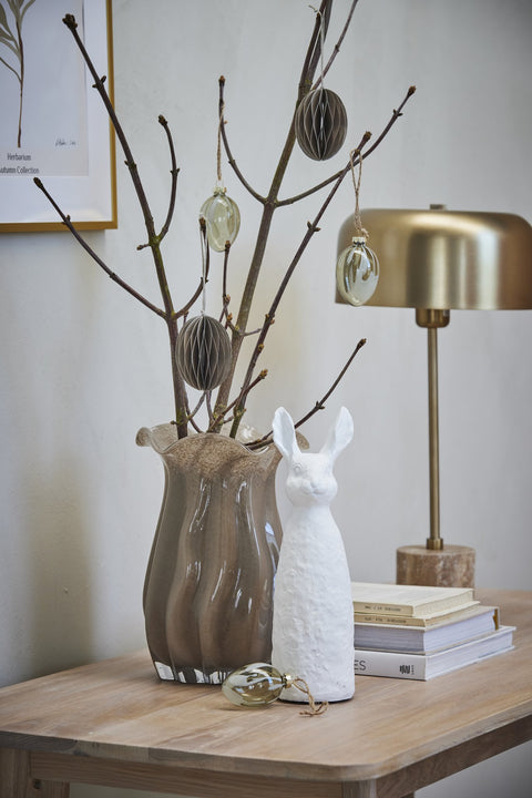 Feven ornament Glas dunkle braun