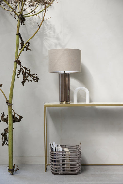 Ellia Dekoration 2 Stk. 25,5 cm. weiss Marmor