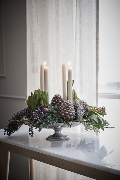 Philine Tablett 34x25 cm. antik silber