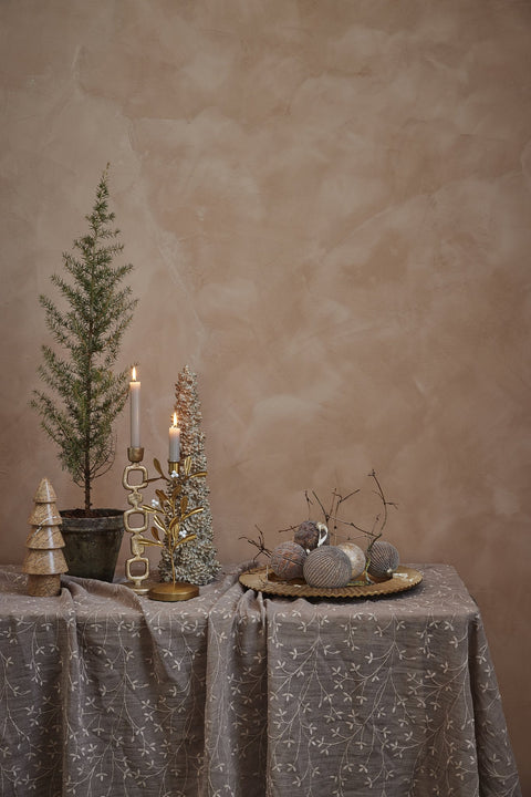 Norille Weihnachtskugel H8 cm. braun